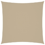 Parasole a Vela in Tela Oxford Quadrato 4,5x4,5 m Beige