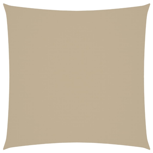 Parasole a Vela in Tela Oxford Quadrato 4,5x4,5 m Beige