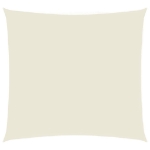 Parasole a Vela Oxford Quadrato 3,6x3,6 m Crema