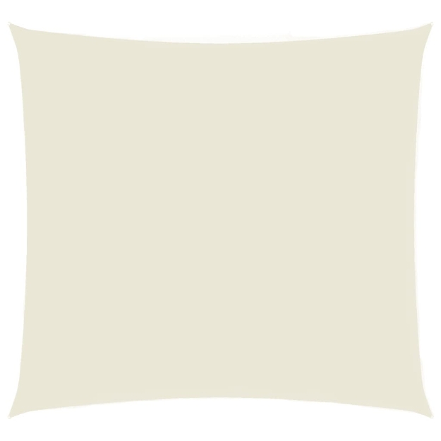 Parasole a Vela Oxford Quadrato 3,6x3,6 m Crema