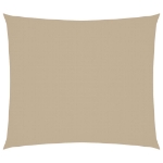 Parasole a Vela Oxford Rettangolare 2,5x3 m Beige