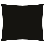 Parasole a Vela Oxford Rettangolare 2,5x3 m Nero