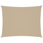 Parasole a Vela Oxford Rettangolare 2,5x3,5 m Beige