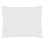 Parasole a Vela Oxford Rettangolare 2,5x3,5 m Bianco