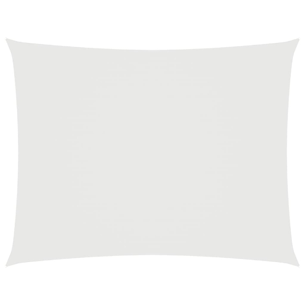 Parasole a Vela Oxford Rettangolare 2,5x3,5 m Bianco