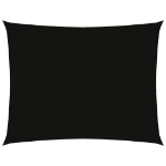 Parasole a Vela Oxford Rettangolare 2,5x3,5 m Nero