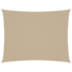 Parasole a Vela Oxford Rettangolare 2,5x4 m Beige
