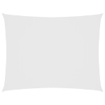 Parasole a Vela Oxford Rettangolare 2,5x4 m Bianco