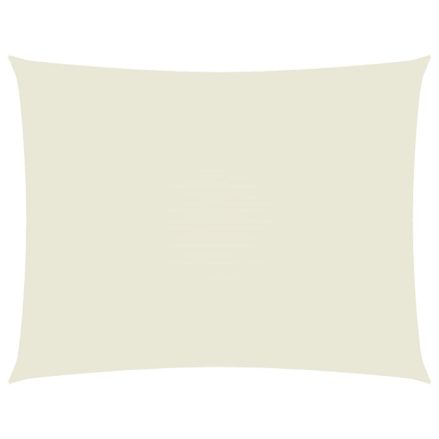 Parasole a Vela Oxford Rettangolare 2,5x4 m Crema