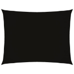 Parasole a Vela Oxford Rettangolare 2,5x4 m Nero