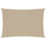 Parasole a Vela Oxford Rettangolare 2,5x4,5 m Beige