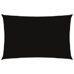 Parasole a Vela Oxford Rettangolare 2,5x5 m Nero