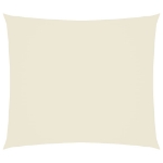 Parasole a Vela Oxford Rettangolare 2x2,5 m Crema