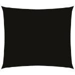 Parasole a Vela Oxford Rettangolare 2x2,5 m Nero