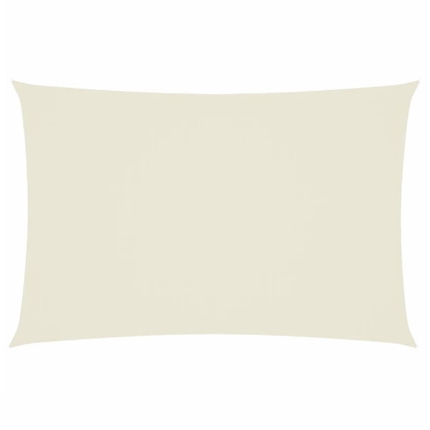 Parasole a Vela Oxford Rettangolare 2x4 m Crema