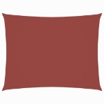 Parasole a Vela Oxford Rettangolare 2x4 m Terracotta