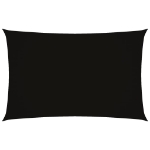 Parasole a Vela Oxford Rettangolare 2x5 m Nero