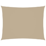 Parasole a Vela Oxford Rettangolare 3,5x4,5 m Beige