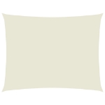 Parasole a Vela Oxford Rettangolare 3,5x4,5 m Crema