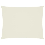 Parasole a Vela Oxford Rettangolare 3x4 m Crema