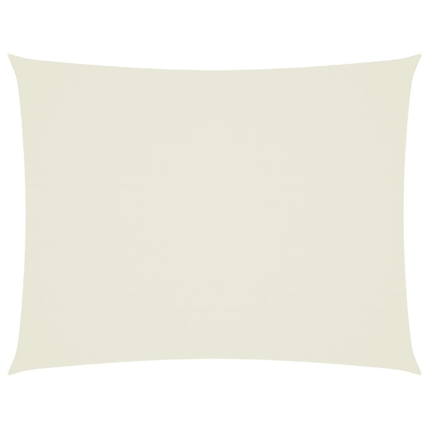 Parasole a Vela Oxford Rettangolare 3x4 m Crema