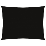 Parasole a Vela Oxford Rettangolare 3x4 m Nero