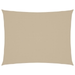 Parasole a Vela Oxford Rettangolare 3x4,5 m Beige