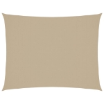 Parasole a Vela Oxford Rettangolare 3x6 m Beige