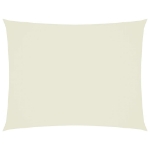 Parasole a Vela Oxford Rettangolare 3x6 m Crema