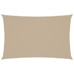 Parasole a Vela Oxford Rettangolare 4x7 m Beige
