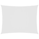 Parasole a Vela Oxford Rettangolare 5x6 m Bianco
