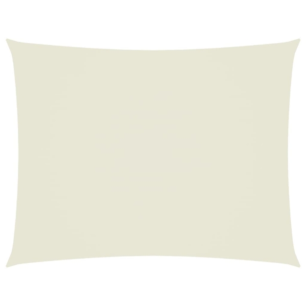 Parasole a Vela Oxford Rettangolare 5x7 m Crema