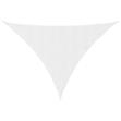 Parasole a Vela Oxford Triangolare 2,5x2,5x3,5 m Bianco