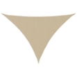 Parasole a Vela Oxford Triangolare 3,5x3,5x4,9 m Beige