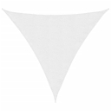 Parasole a Vela Oxford Triangolare 3,6x3,6x3,6 m Bianco