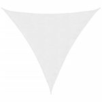 Parasole a Vela Oxford Triangolare 3,6x3,6x3,6 m Bianco