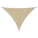 Parasole a Vela Oxford Triangolare 3x3x4,24 m Beige