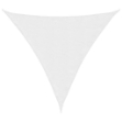 Parasole a Vela Oxford Triangolare 4,5x4,5x4,5 m Bianco