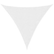 Parasole a Vela Oxford Triangolare 4x4x4 m Bianco