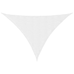 Parasole a Vela Oxford Triangolare 5x5x6 m Bianco