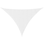 Parasole a Vela Oxford Triangolare 5x6x6 m Bianco