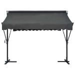 Tenda Parasole con Piedistallo 300x300 cm Antracite