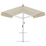 Tenda Parasole con Piedistallo 600x300 cm Crema