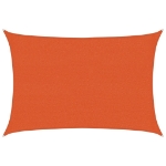 Vela Parasole 160 g/m² Arancione 2,5x4 m in HDPE