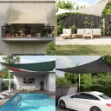 Vela Parasole 160 g/m² Beige 6x6x6 m in HDPE