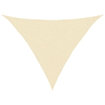 Vela Parasole 160 g/m² Crema 2,5x2,5x3,5 m in HDPE