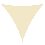 Vela Parasole 160 g/m² Crema 6x6x6 m in HDPE