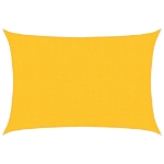 Vela Parasole 160 g/m² Gialla 2,5x3,5 m in HDPE