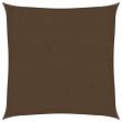 Vela Parasole 160 g/m² Marrone 2x2 m in HDPE