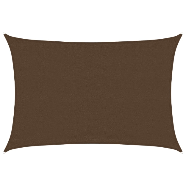 Vela Parasole 160 g/m² Marrone 3,5x5 m in HDPE